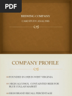 Brewing Company: Case Study Analysis