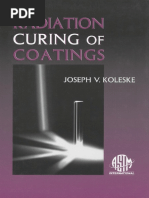 (Joseph V. Koleske) Radiation Curing of Coatings PDF