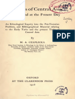 1918 Turks of Central Asia in History and at The Present Day by Czaplicka S PDF