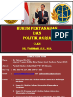 Hukum Pertanahan Dan Politik Agraria