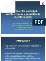 Relación Entre Ansiedad, Eventos Vitales y Aparición de La Enfermedad