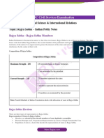 Rajya Sabha Indian Polity Notes