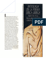 Antología Lírica Griega PDF