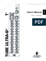 Behringer Tube Ultra-Q T-1951 PDF