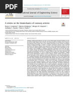 A Review On The Biomechanics of Coronary Arteries