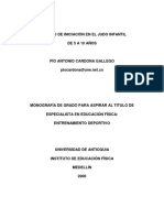 Proceso de Iniciacion Del Judo en Niños de 5 A 10 Años Pio Cardona PDF