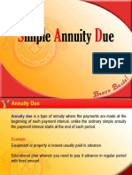 Annuity Due