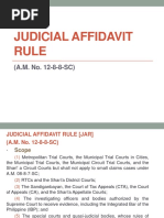 Judicial Affidavit