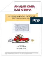 Bahan Ajar - Laju Reaksi Dan Faktor-Faktor Yang Mempengaruhi Laju Reaksi - Presentasi