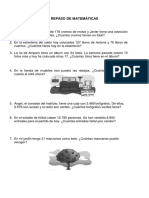 Repaso de Matemáticas