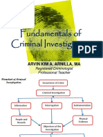 Fundamentals of Criminal Investigation