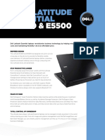 Dell Latitude E5400 E5500 Specsheet Au PDF