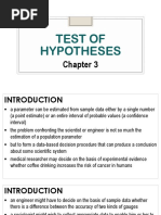 Chapter 3 Test of Hypothesis