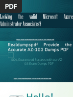 Microsoft (Azure) AZ-103 Exam Dumps PDF, Latest AZ-103 Exam Test Question