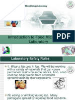 Introduction To Food Microbiology Laboratory