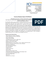 Datasheet Weather Station Pce fws20 PDF