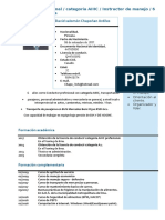 CV. 2019 Conductor Profesional Documentado