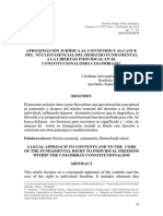 Nucleo Esencial Del Derecho Fundamental A La Libertad