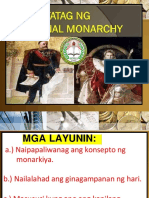 3rd Quarter Lesson 3 Grade 8 Monarchy