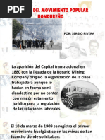 HISTORIA DEL MOVIMIENTO POPULAR EN HONDURAS (Autoguardado)