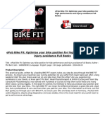 Bike Fit Optimise Your Bike Position