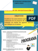 Presentacion Asesoría de Seminario de Investigacion II PDF