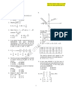 Jamb Past Question MATHEMATICS 1