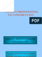 Fundamentos de Costos y Presupuestos