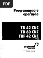 Manual de Programação e Operação - Torno TB42 CNC