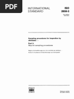 ISO 2859-3 - Sampling Procedure For Inspection by Attributes