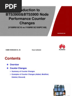 Material For BTS3900&BTS5900 Node Performance Counter Changes (V100R015C10 Vs V100R013C10SPC180)