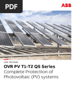 Photovoltaic Protection - BR - EN - A - OVR PV T1-T2 QS Series - ABB