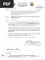 Ref. No. 257, S. 2019 - Submission of Participants To The Division Teacher Induction Program (TIP) 2019 PDF