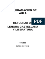 Programación Refuerzo de Lengua 1º ESO 2011-2012