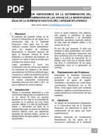 Caracterizacion Hidroquimica de Las Aguas de La Microcuenca Baja de La Quebrada Huaycoloro, Chosica PDF