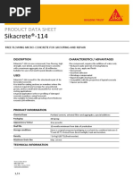 2 Sikacrete-114 PDS GCC (06-2018) 1 1