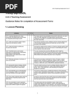 DipTESOL Unit 4 - External Lesson Guidance Notes