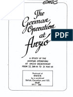 The German Operation at Anzio. A Study of The German Operations at Anzio Beachhead From 22 January-31 May 1944 PDF