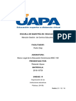 Tarea 6 de Marco Legal de La Educación Dominicana MGC-102