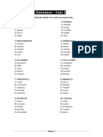 01 Ejercicios de Sinónimos