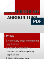 Sektor NG Agrikultura