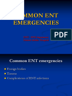 Common Ent Emergencies