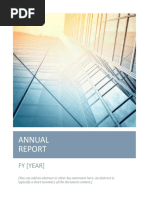 Annual Report Template For Word