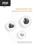 2133 Separate Horn Speakers & Driver Units Brochure Brochure PDF