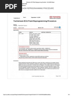 Techstream ECU Flash Reprogramming Procedure PDF