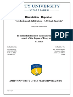 Mediation and Arbitration - A Critical Analysis