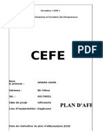 Plan D'affaires CEFE 2019 AMARA ASMA