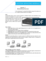 Lesson 7 Networking Devices