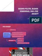 Budaya Politik, Budaya Demokrasi, Dan Civil