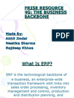 Enterprise Resource Planning: The Business Backbone